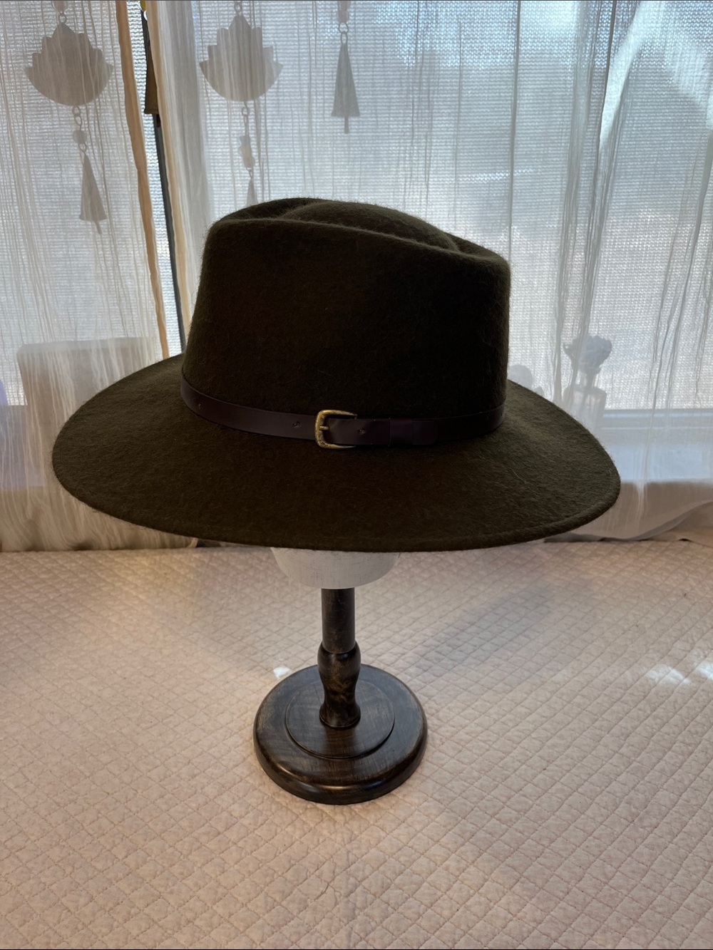 BORGES & SCOTT fedora wool and alpaca hat